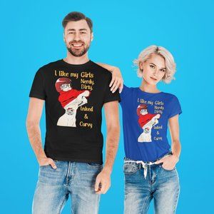 Nerdy Dirty Inked and Curvy Tattoo T-Shirt, Velma